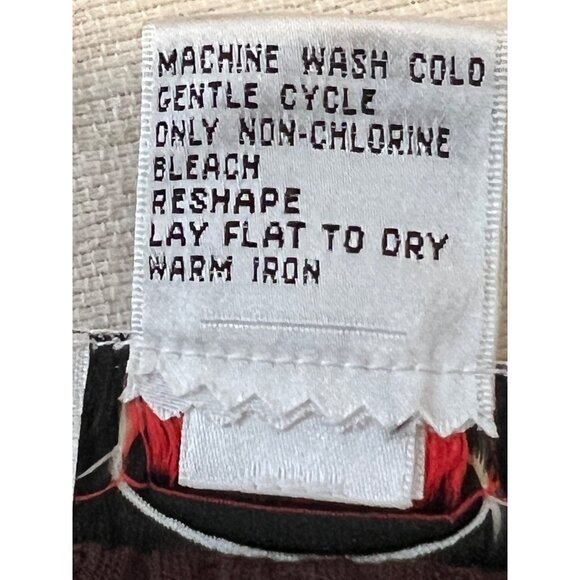 Talbots Top XL Pull Over Brown Lace Trim 60% Pima Cotton 40% Modal Ribbed Y2K - Picture 15 of 15